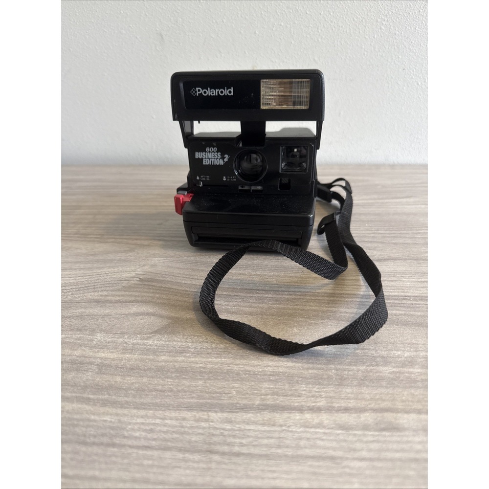 Polaroid 600 Business Edition 2 Instant Film Camera Tested Working Vintage